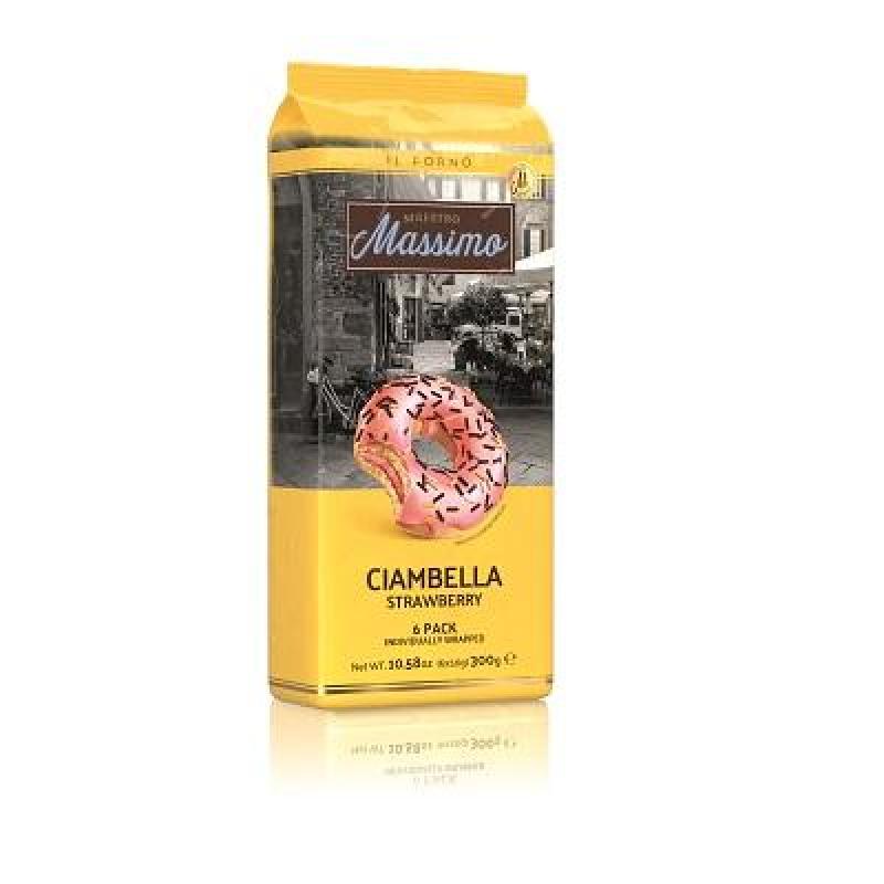 Donut Maestro Massimo strawberry 6in-pack 240 gr.