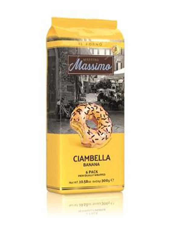 Donut Maestro Massimo Banana 6in-pack 240 gr.