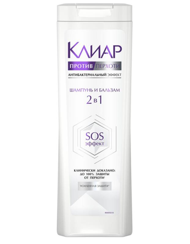 Shampoo Antibacterial Clear  380 ml.