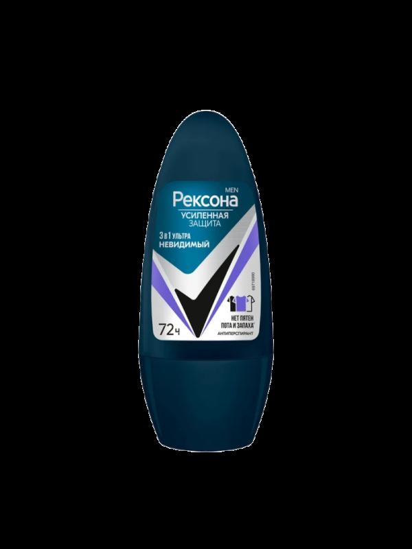 Rexona men roll-on(2721)antiperspirant ultra invisible 50ml*6pc