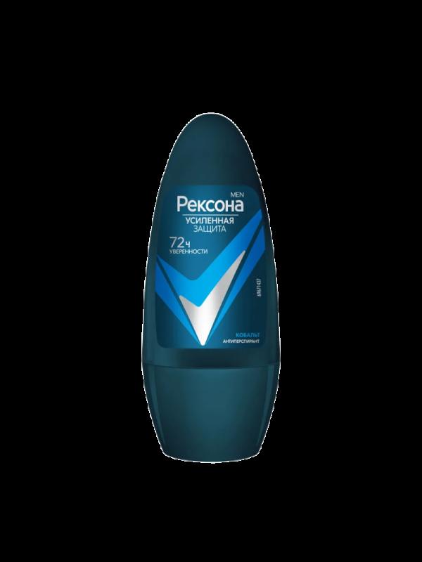 Roll-on Deodorant Rexona men, Cobalt Titanium invisible 50 ml.