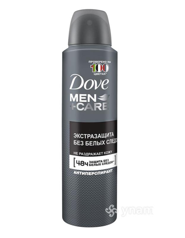 Aerosol For Men, Dove extra protec. white marks shield 150 ml.