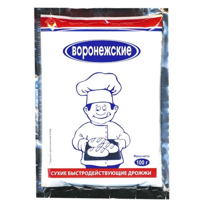 Dry Yeast, Instant Bakery Voronezhskie 100 gr.