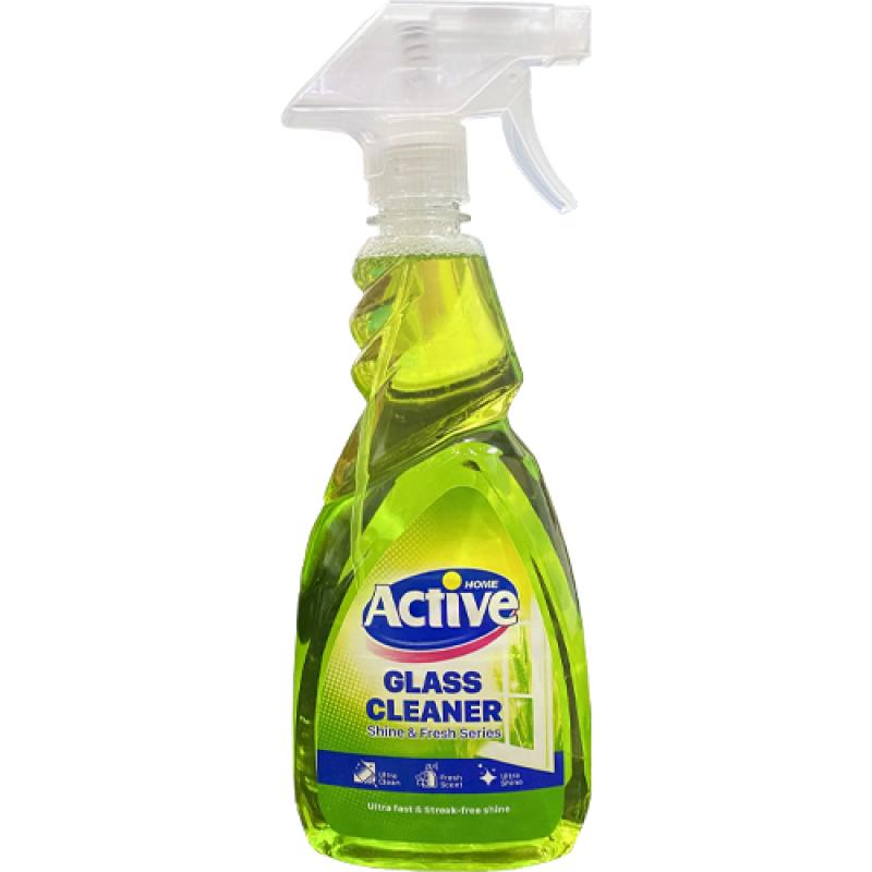 Cleaning Spray for glass, Active, green 500 ml.