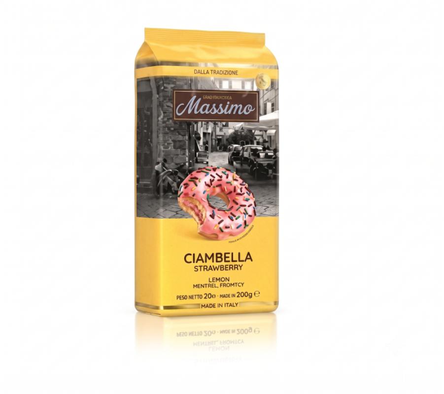 Donut Strawberry Maestro Massimo 6in-pack 300 gr.