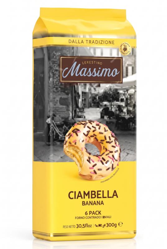 Donut Banana Maestro Massimo 6in-pack 300 gr.