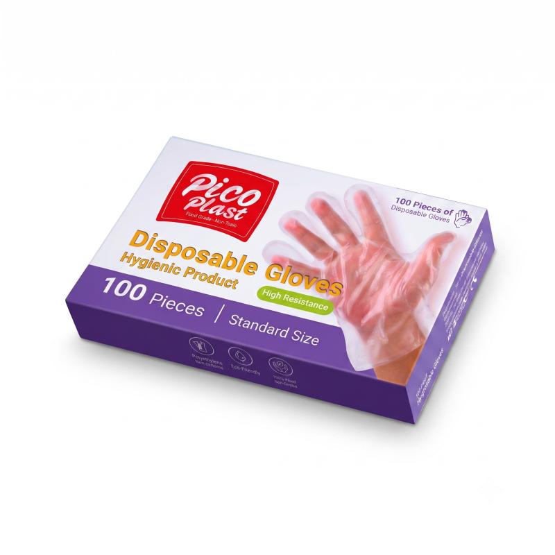 Gloves, disposable Pico Plast, 100 pcs.