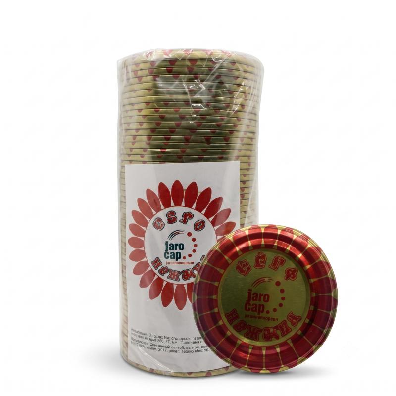 Metal lid for glass jar, Euro