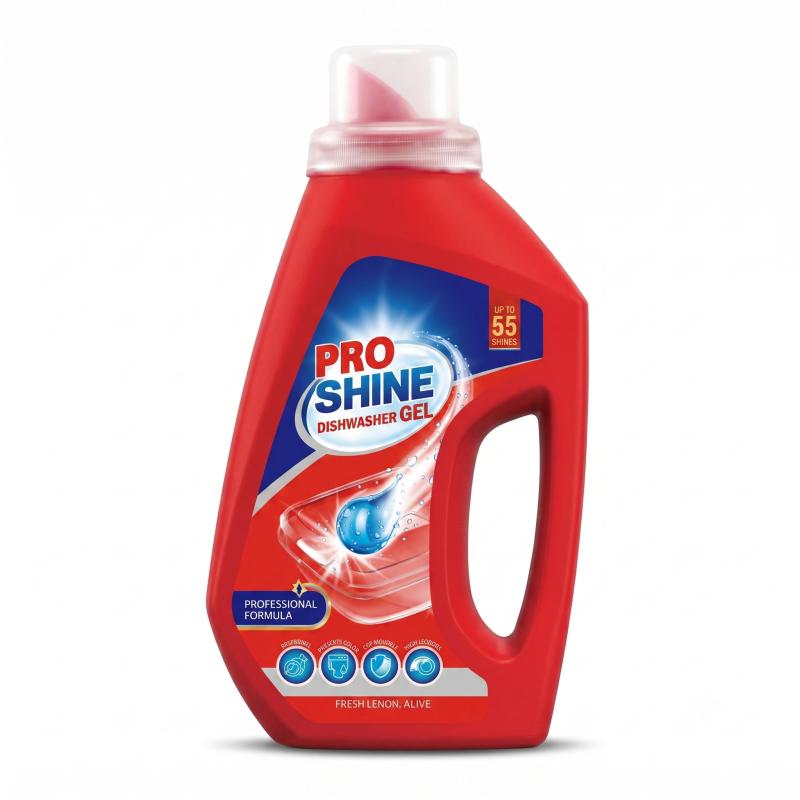 Dishwasher liquid, Pro Shine, 1000 ml.