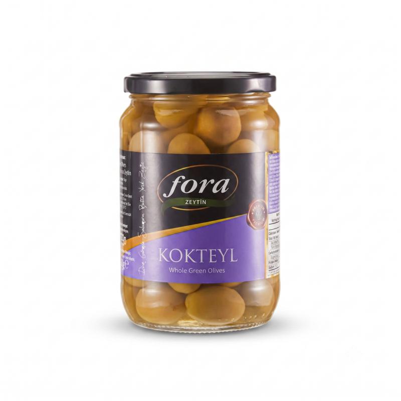 Green olives, whole, 700 gr. Fora