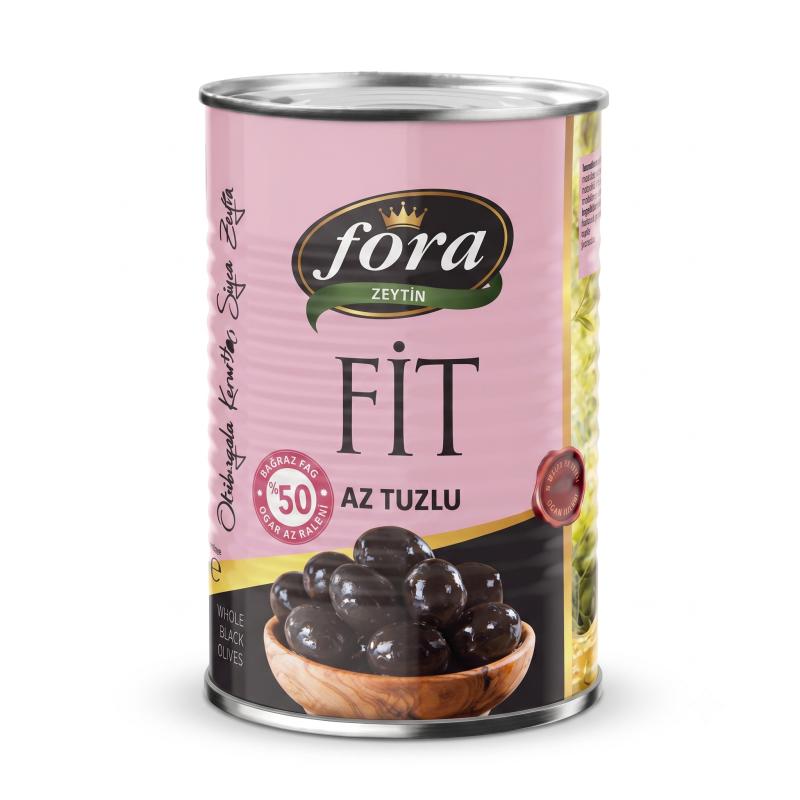 Black olives, whole, 4200 gr. Fora