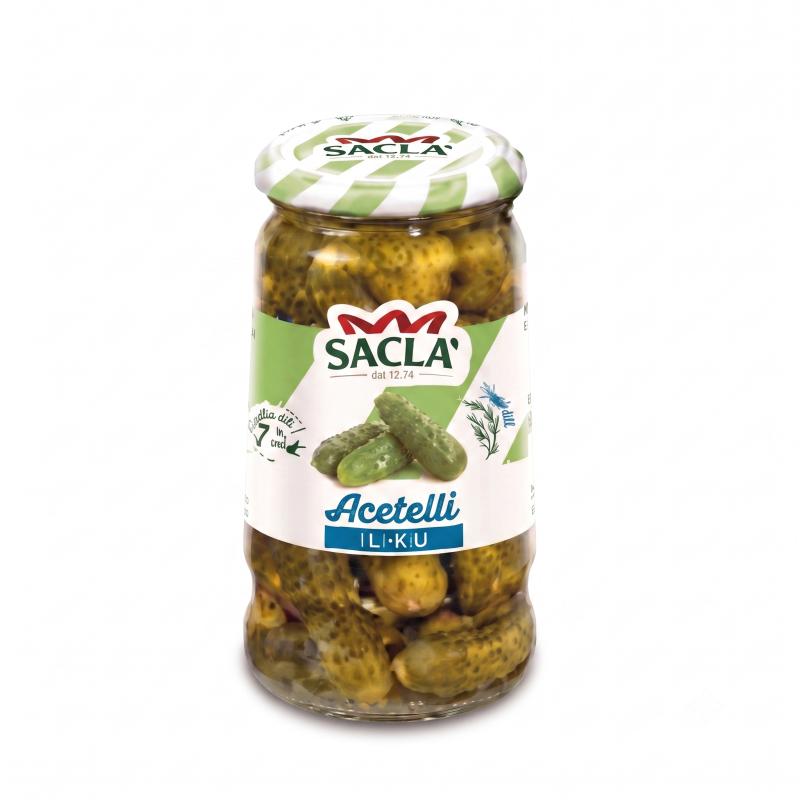 Marinated cucumber, Sacla, 280 gr.
