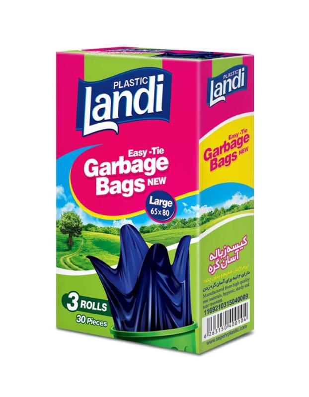 Garbage bag 3 rollers, 30 pcs Landi