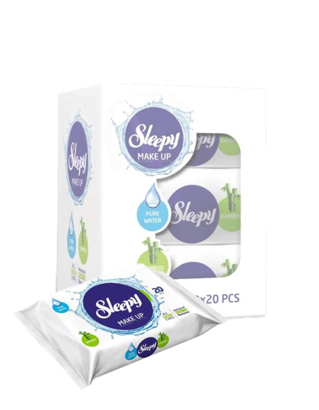 Makeup remover wet wipes Sleepy 3x20