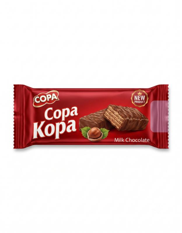 Milk Chocolate wafer Copa 42 gr. (24pc)