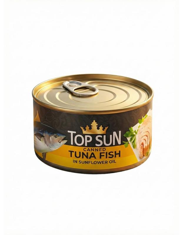 Tuna canned in oil Top Sun 185 gr.