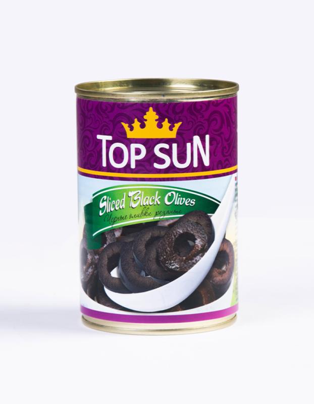 Black olives sliced 425 gr.