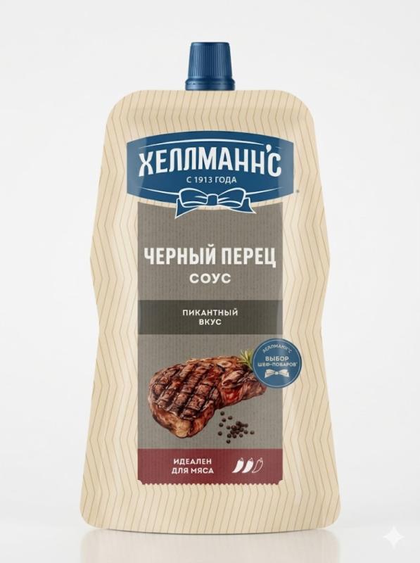 Black pepper sauce Hellmann's 200 gr.