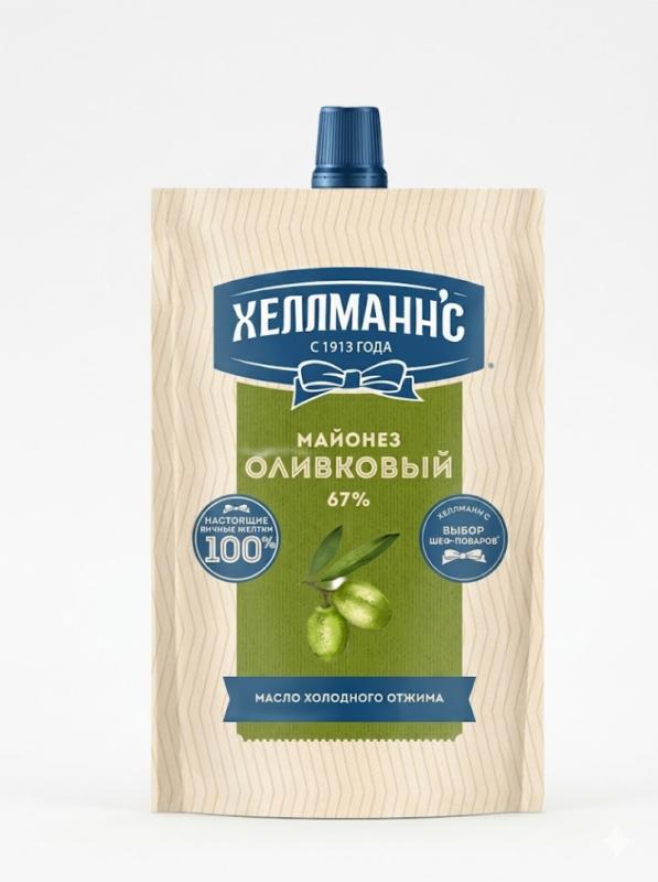 Mayonnaise with olive oil natural Hellmann's 300 gr.