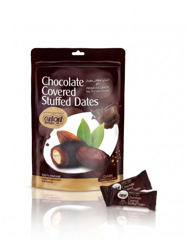Eyvan Dark Chocolate Covered Stuffed Dates 250 gr.