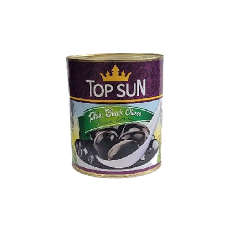 Top Sun Whole Black Olives 3100 ml