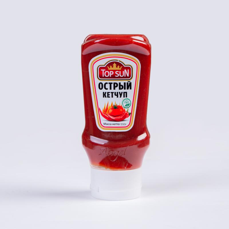 Top Sun Hot Ketchup Sauce 550gr