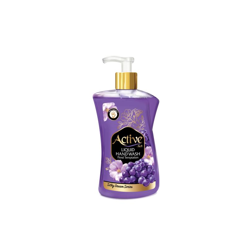 Active Silky Dream Pearl Liquid Soap (Grape & Flower) 450 gr.