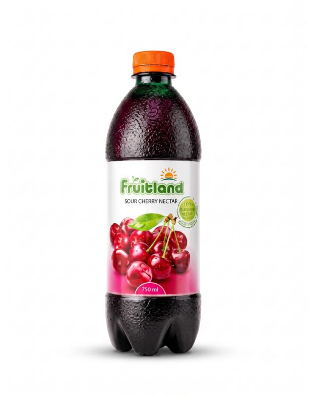 Sour Cherry Juice Fruitland 750 ml.