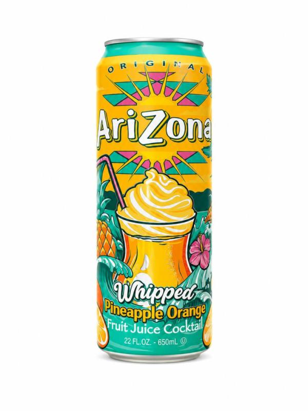 Fruit Juice Cocktail Whipped Pineapple Orange Arizona 650 gr.