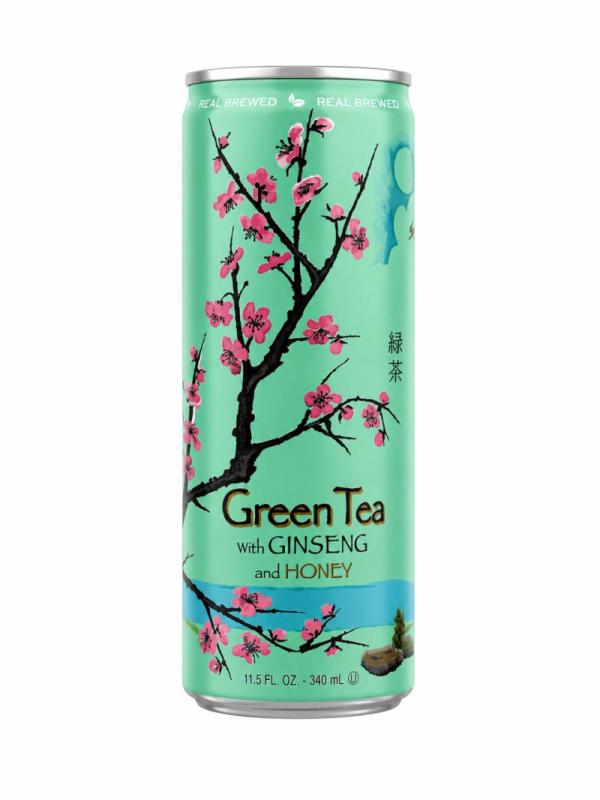 Green Tea With Ginseng Honey Arizona 340 gr.
